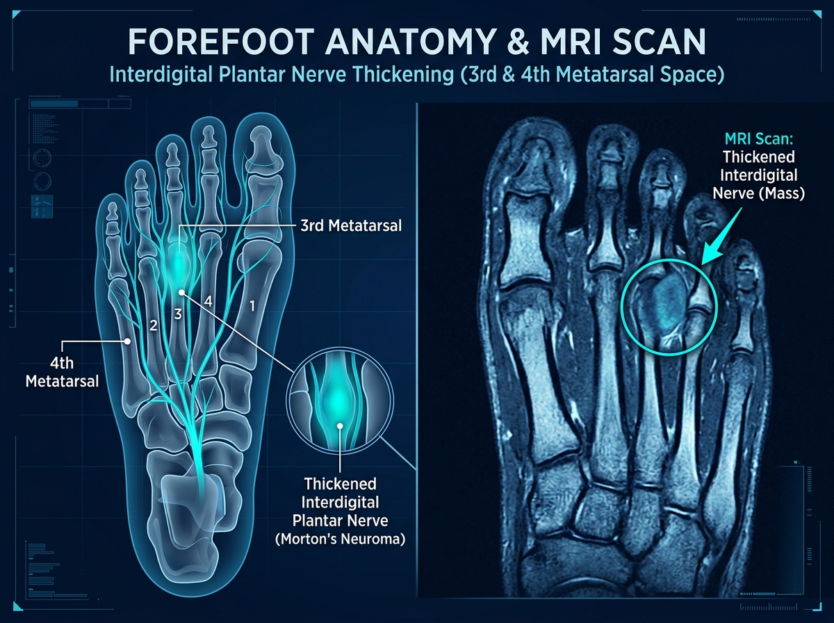 Forefoot MRI showing nerve thick… 20261025172736